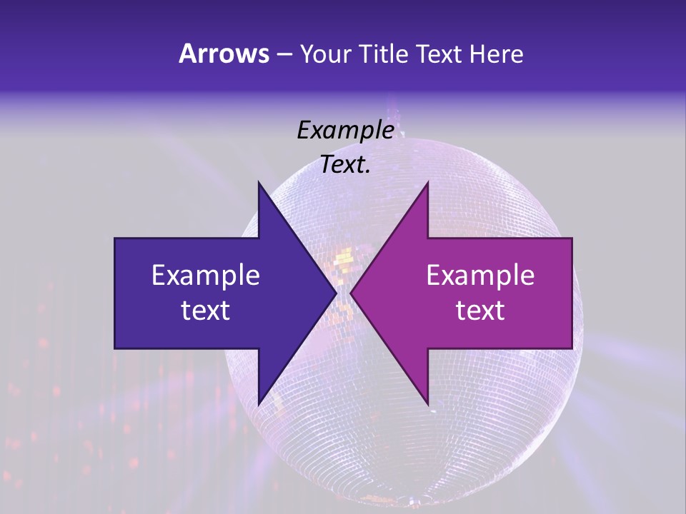 Spotlight Shiny Purple PowerPoint Template