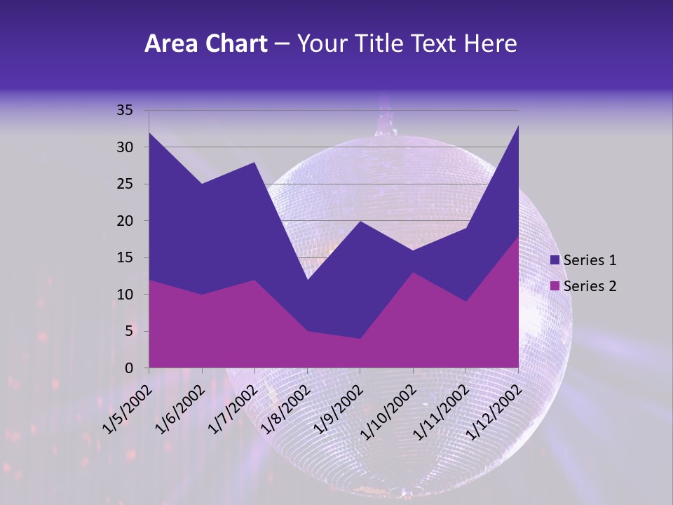 Spotlight Shiny Purple PowerPoint Template