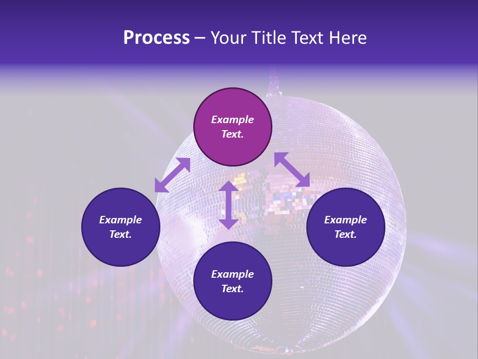 Spotlight Shiny Purple PowerPoint Template