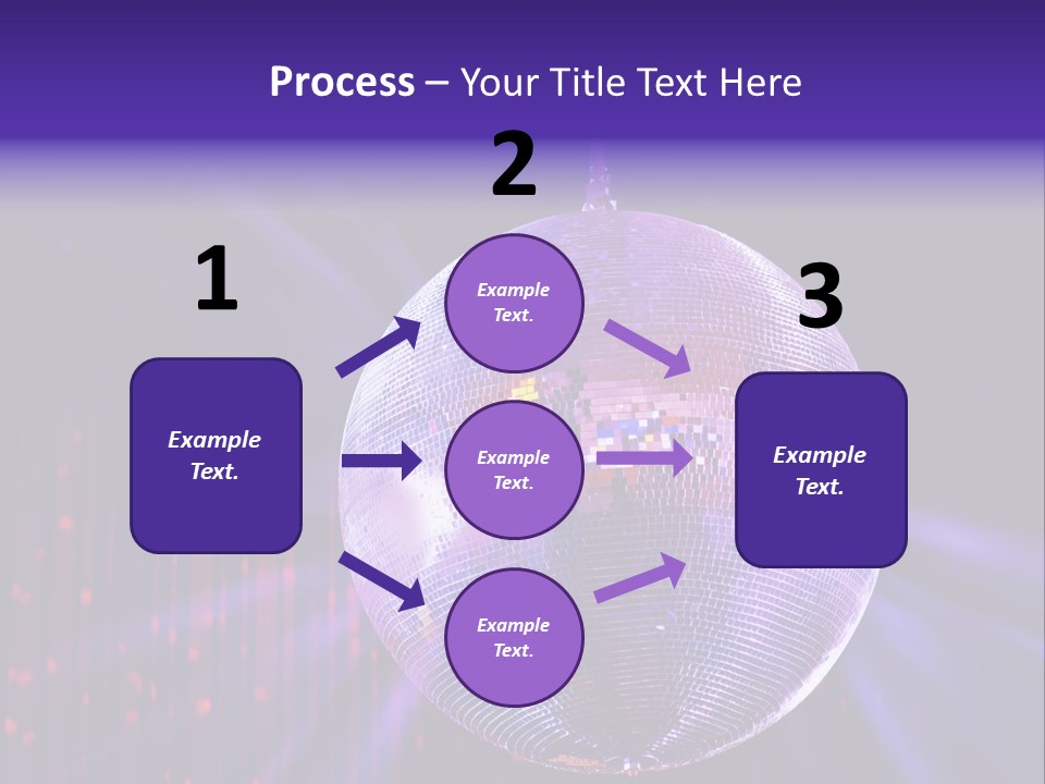 Spotlight Shiny Purple PowerPoint Template