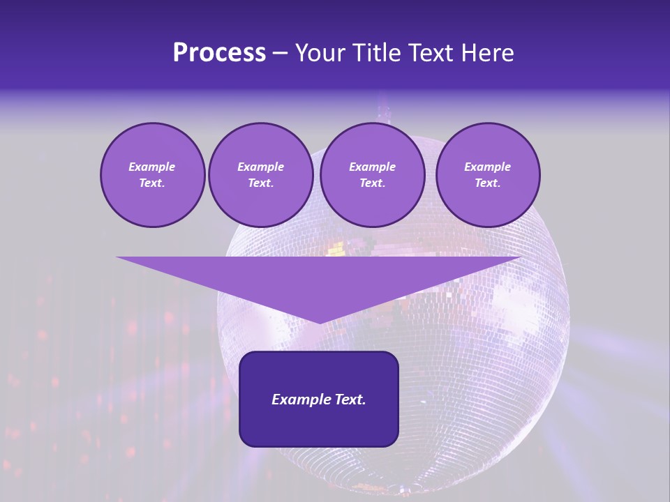 Spotlight Shiny Purple PowerPoint Template