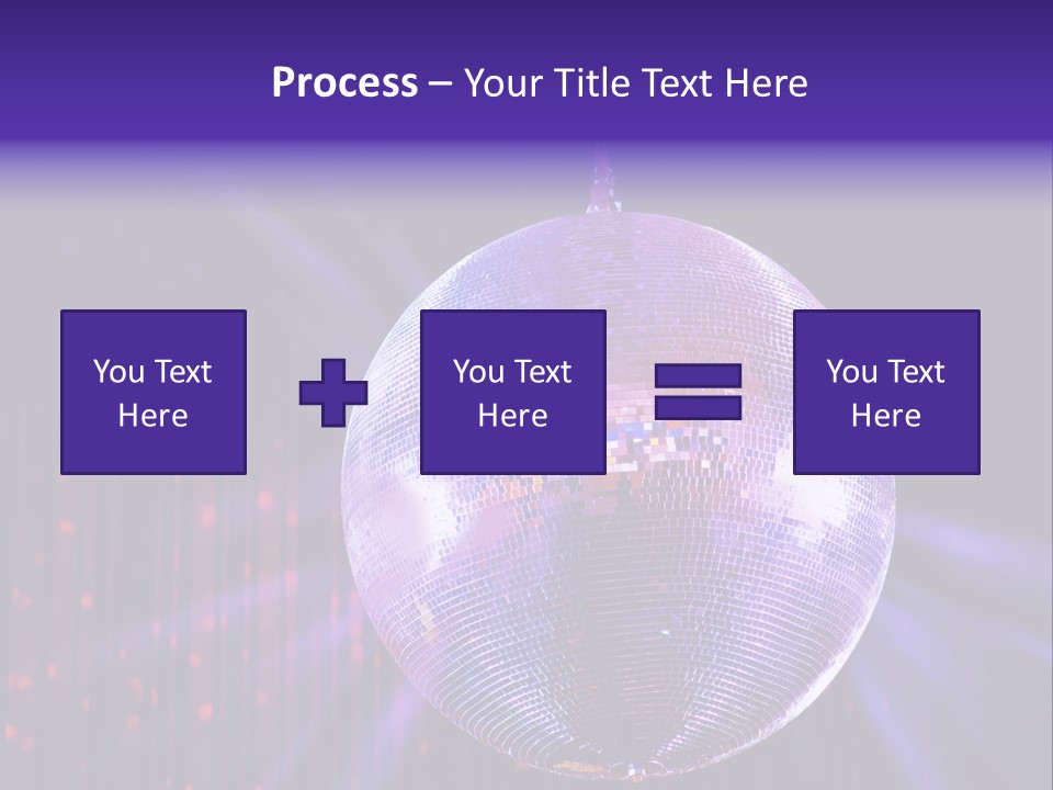 Spotlight Shiny Purple PowerPoint Template