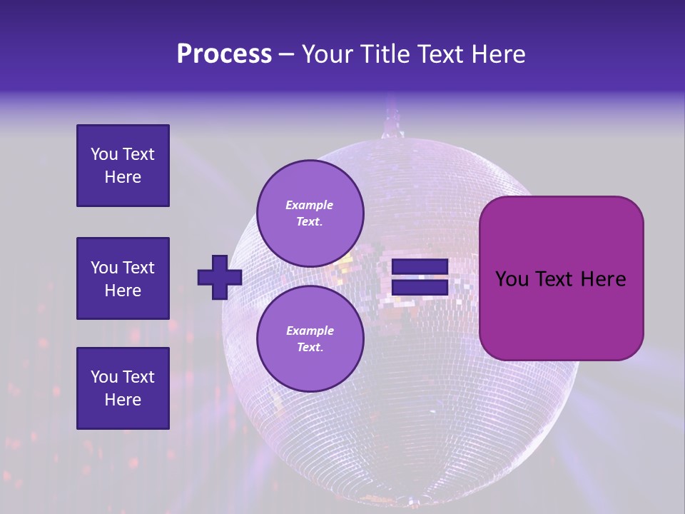 Spotlight Shiny Purple PowerPoint Template