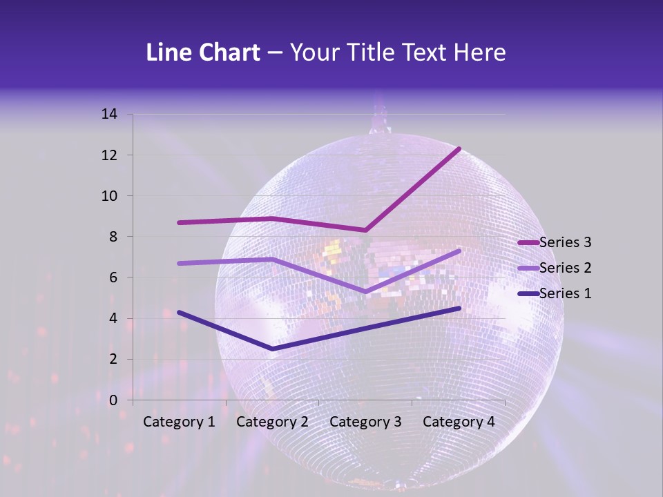 Spotlight Shiny Purple PowerPoint Template