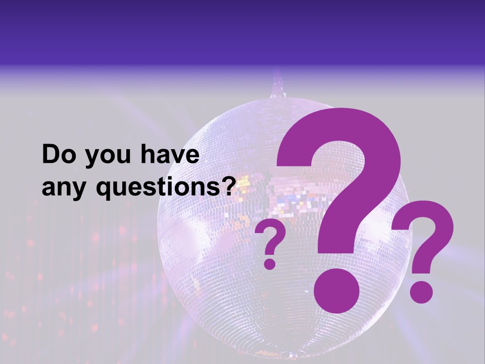 Spotlight Shiny Purple PowerPoint Template