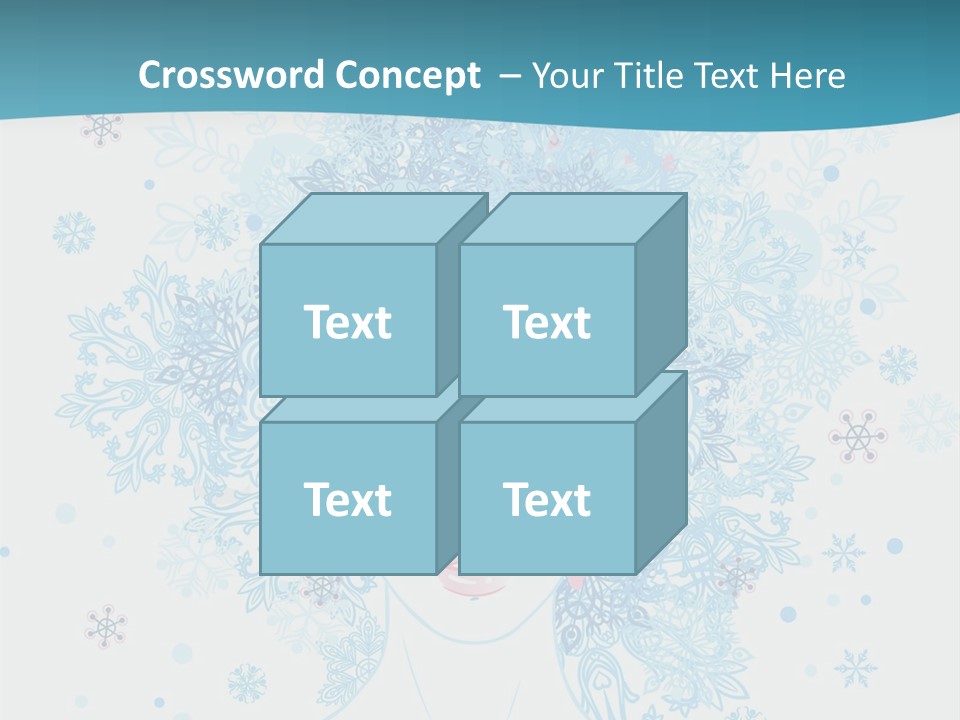Female Teen Fantasy PowerPoint Template