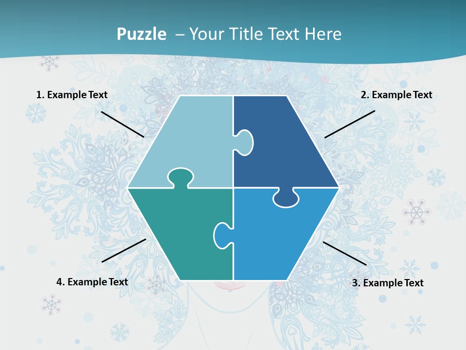 Female Teen Fantasy PowerPoint Template