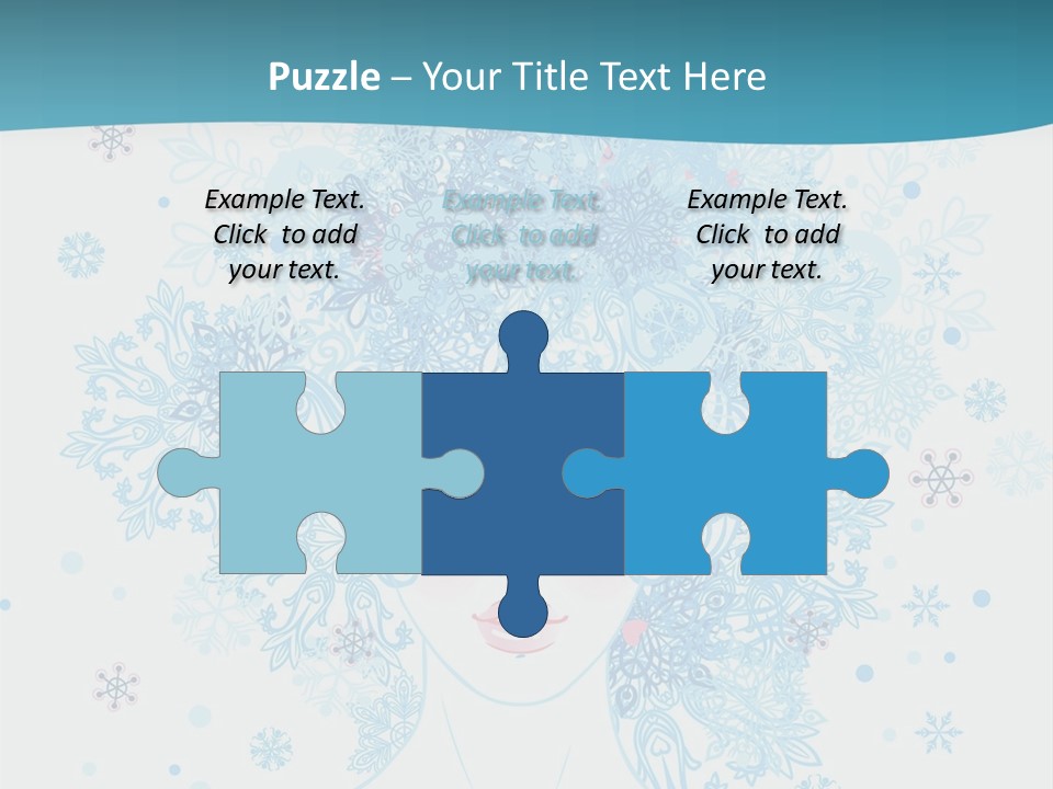 Female Teen Fantasy PowerPoint Template