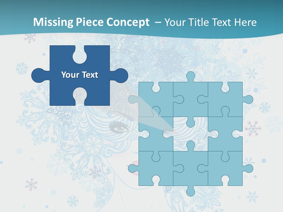 Female Teen Fantasy PowerPoint Template