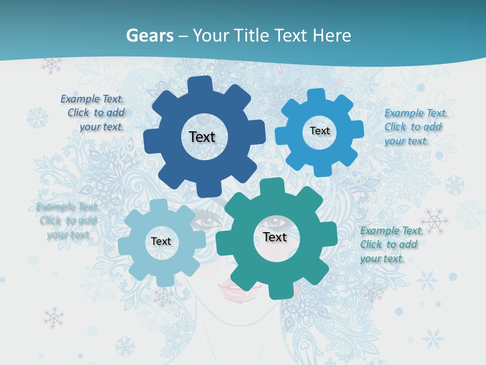 Female Teen Fantasy PowerPoint Template