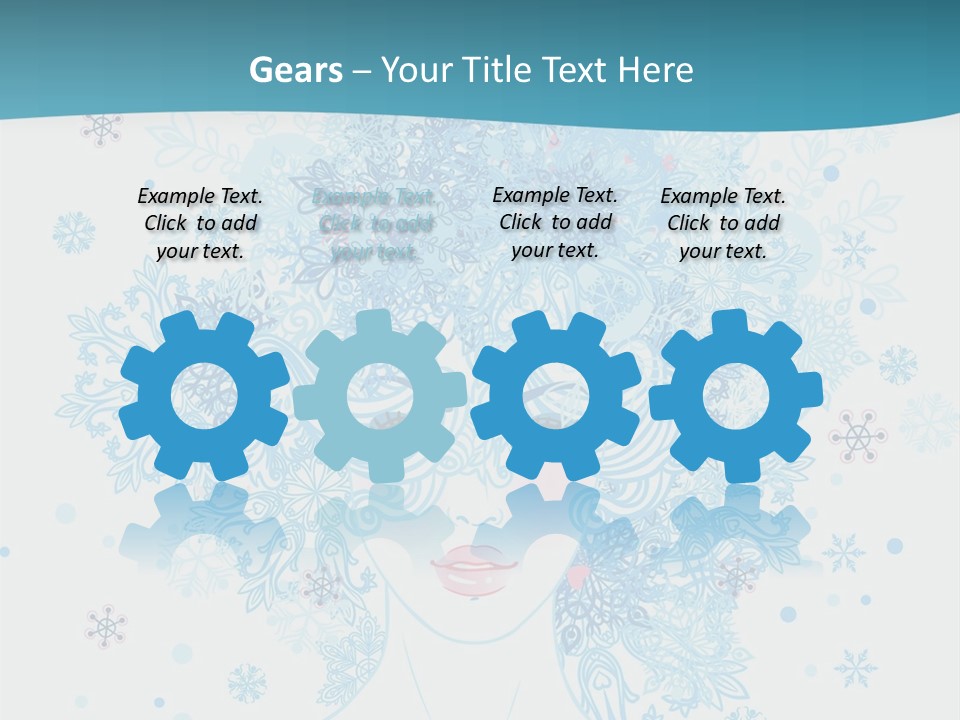 Female Teen Fantasy PowerPoint Template