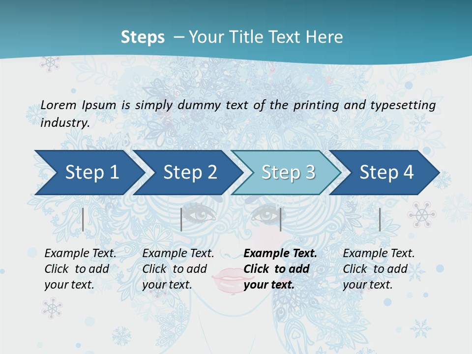 Female Teen Fantasy PowerPoint Template