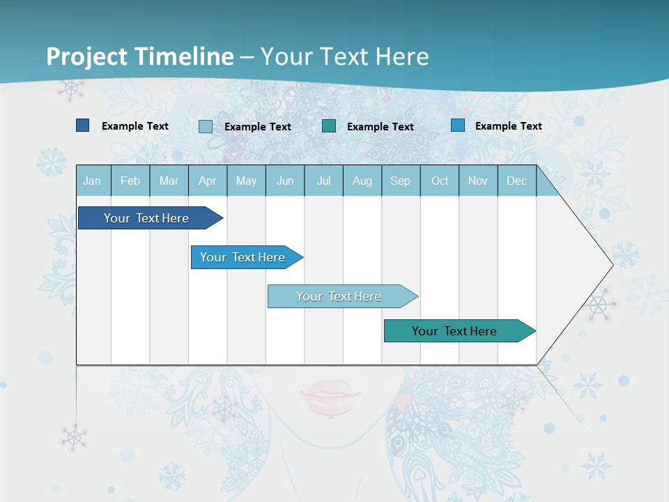 Female Teen Fantasy PowerPoint Template