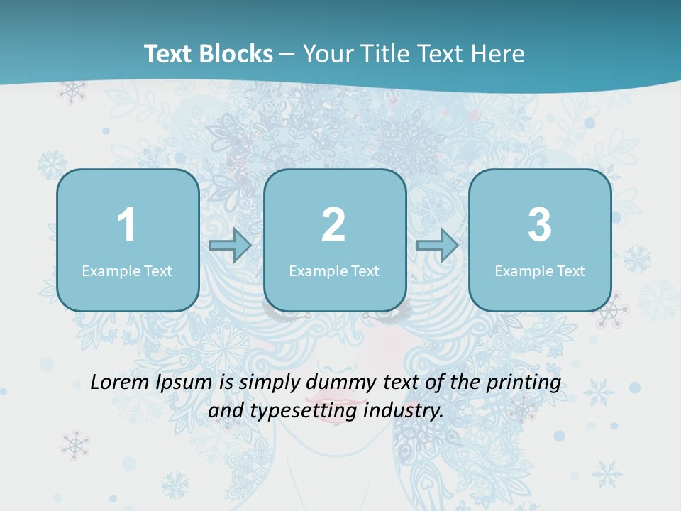 Female Teen Fantasy PowerPoint Template