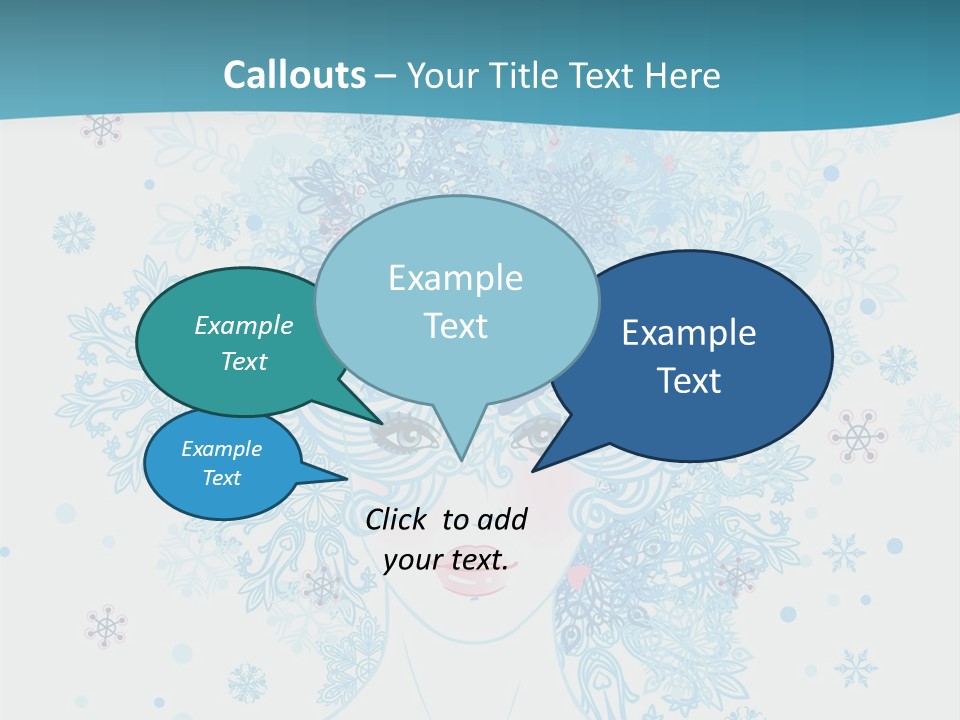 Female Teen Fantasy PowerPoint Template