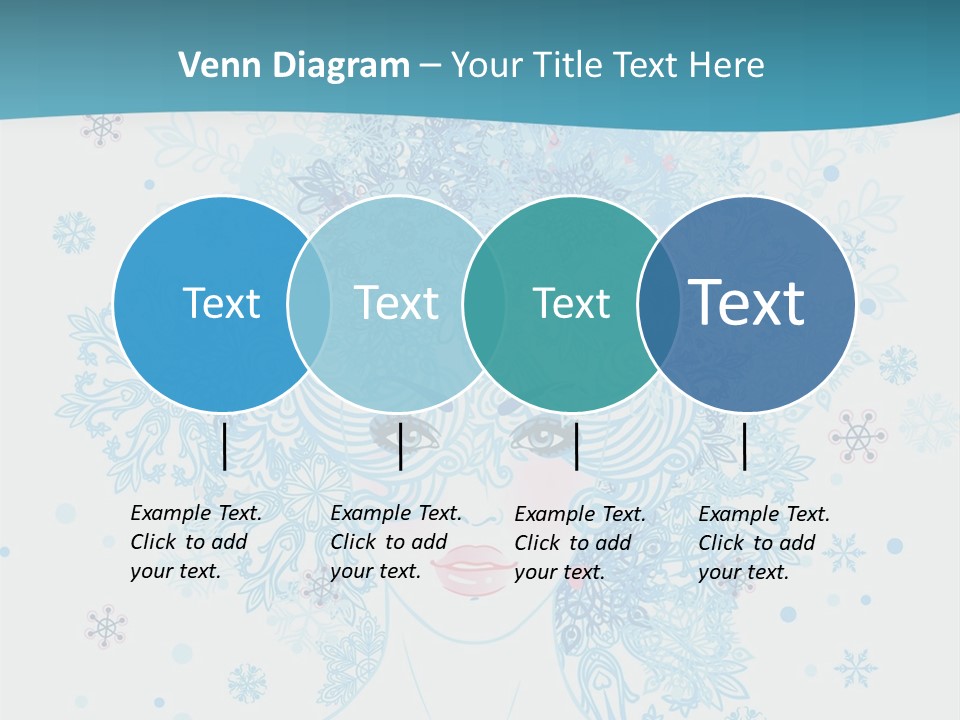 Female Teen Fantasy PowerPoint Template