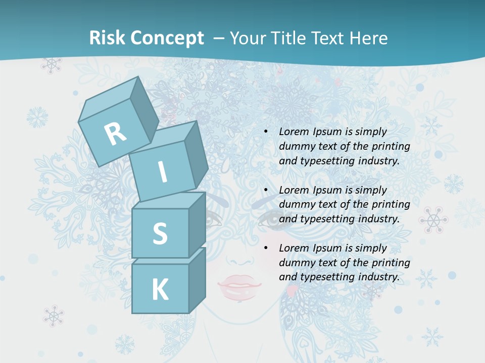 Female Teen Fantasy PowerPoint Template