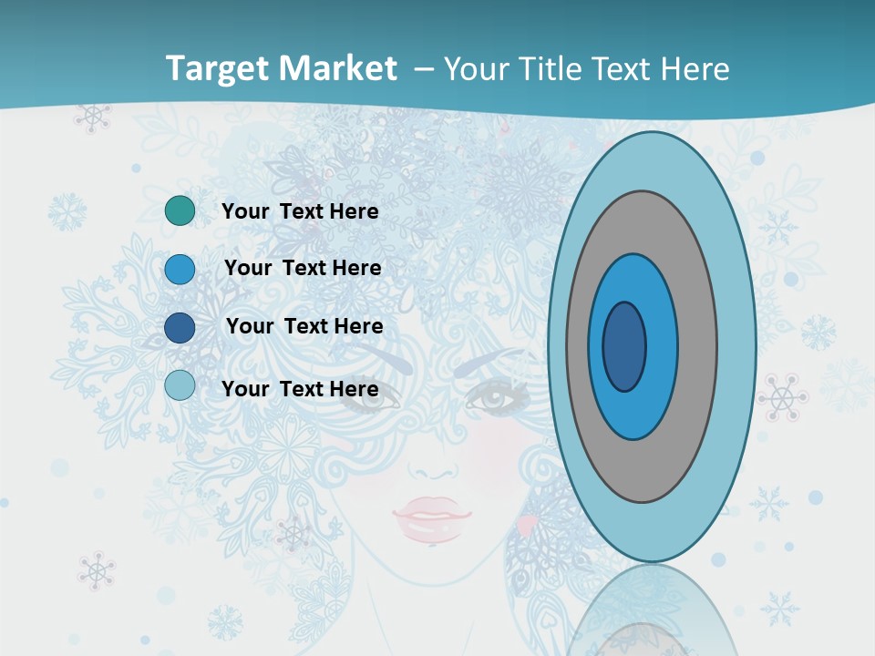 Female Teen Fantasy PowerPoint Template