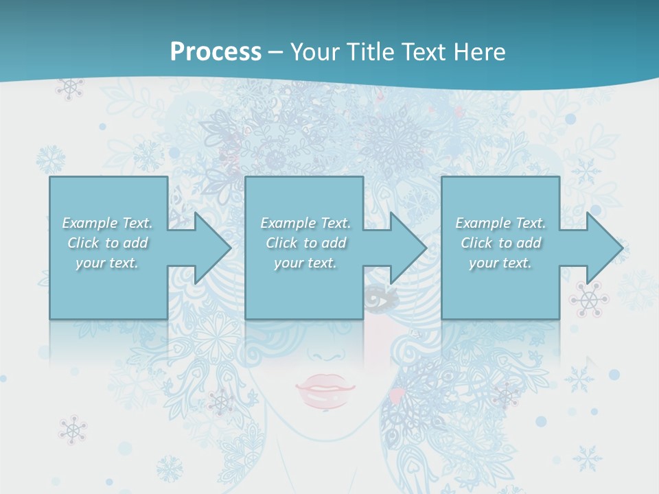 Female Teen Fantasy PowerPoint Template