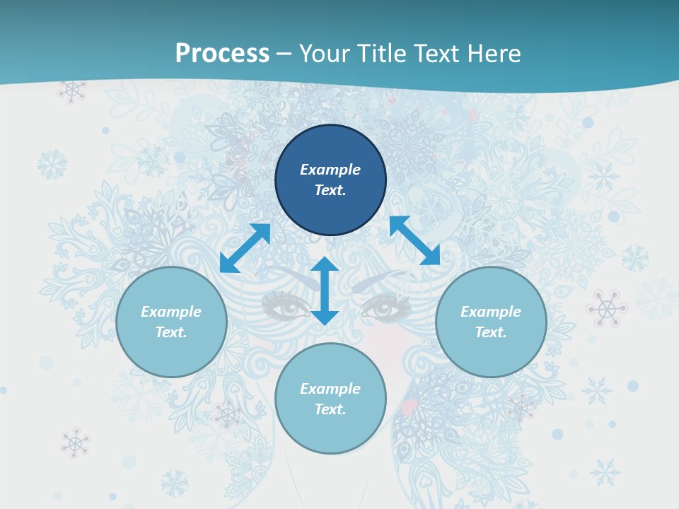 Female Teen Fantasy PowerPoint Template