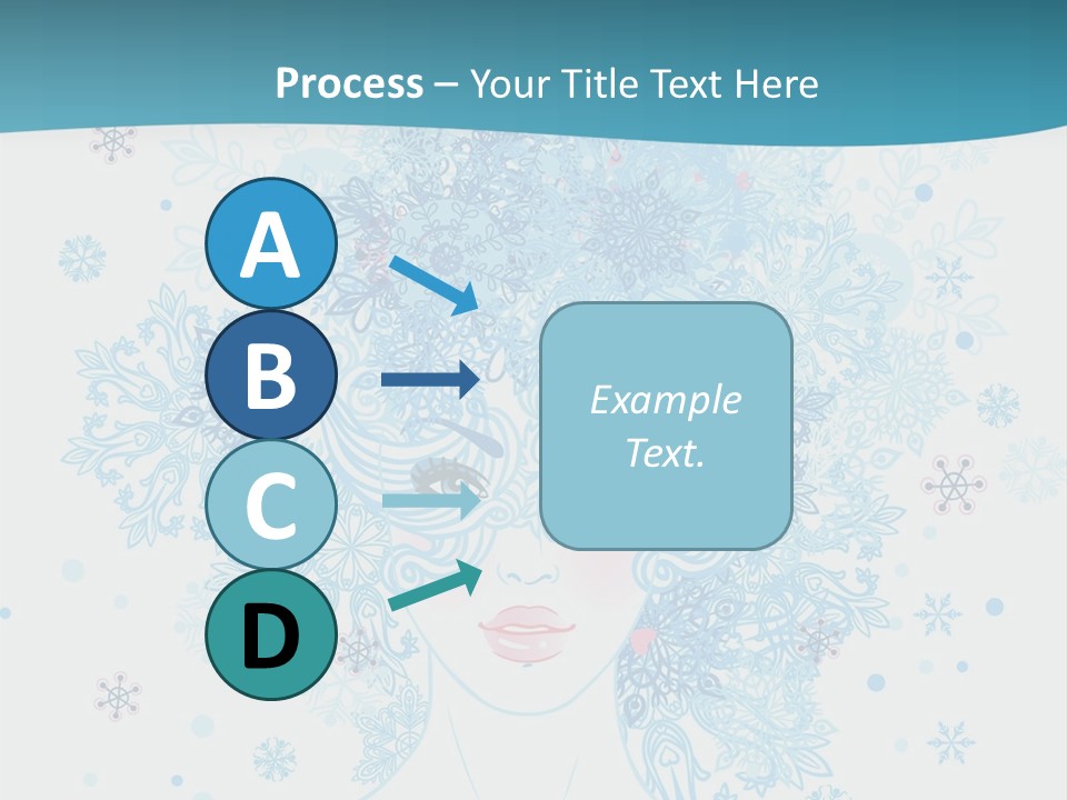 Female Teen Fantasy PowerPoint Template