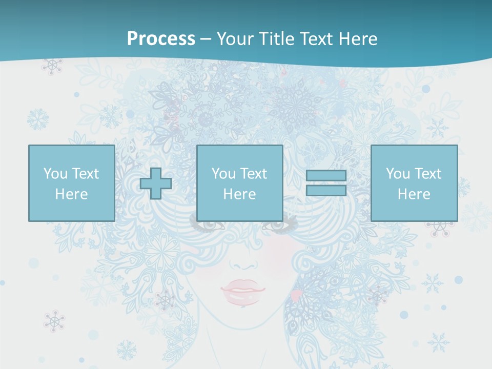 Female Teen Fantasy PowerPoint Template