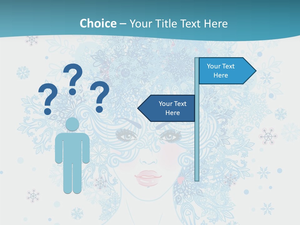 Female Teen Fantasy PowerPoint Template