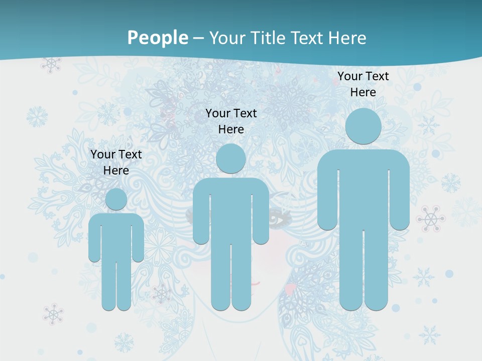 Female Teen Fantasy PowerPoint Template