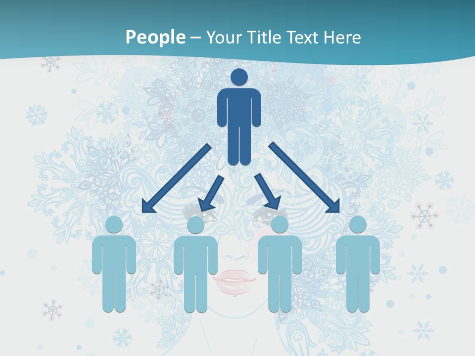 Female Teen Fantasy PowerPoint Template