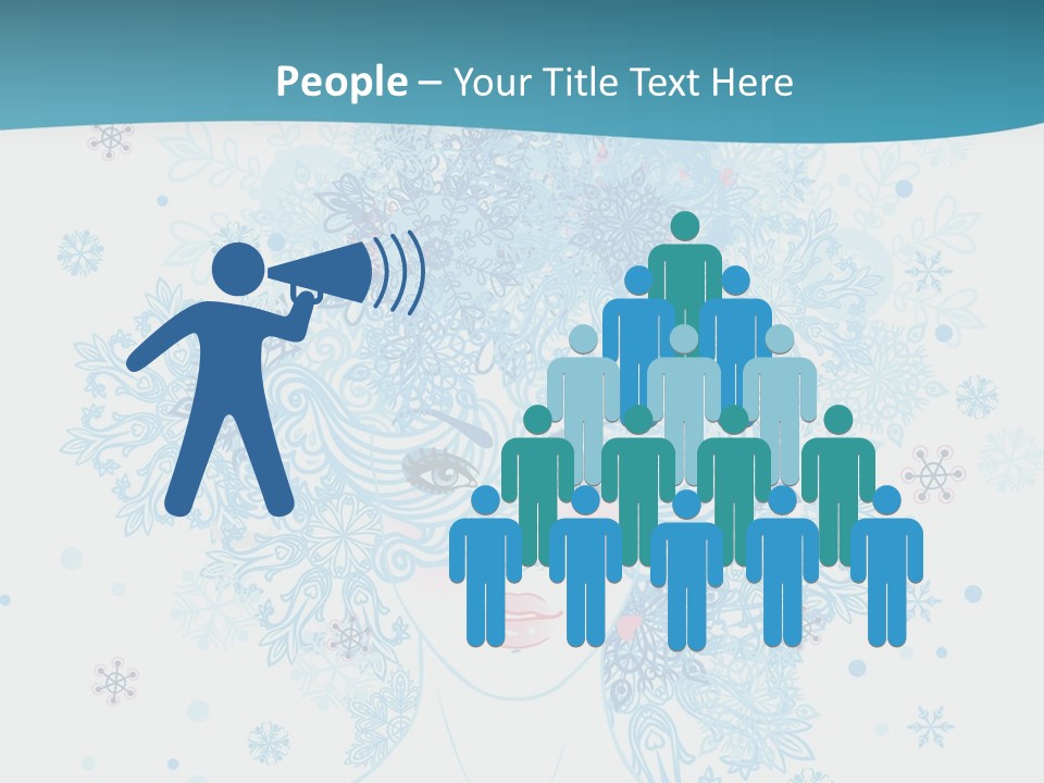 Female Teen Fantasy PowerPoint Template