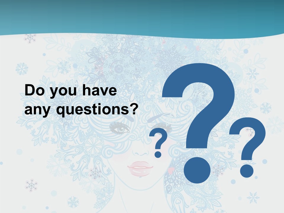 Female Teen Fantasy PowerPoint Template