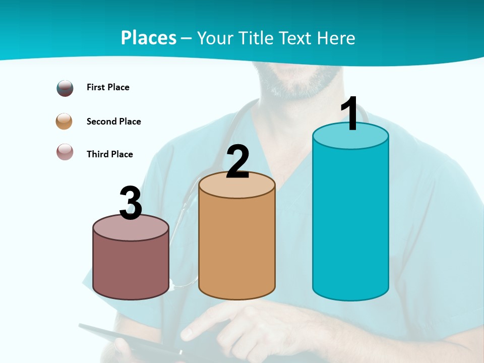 Man Communication Job PowerPoint Template