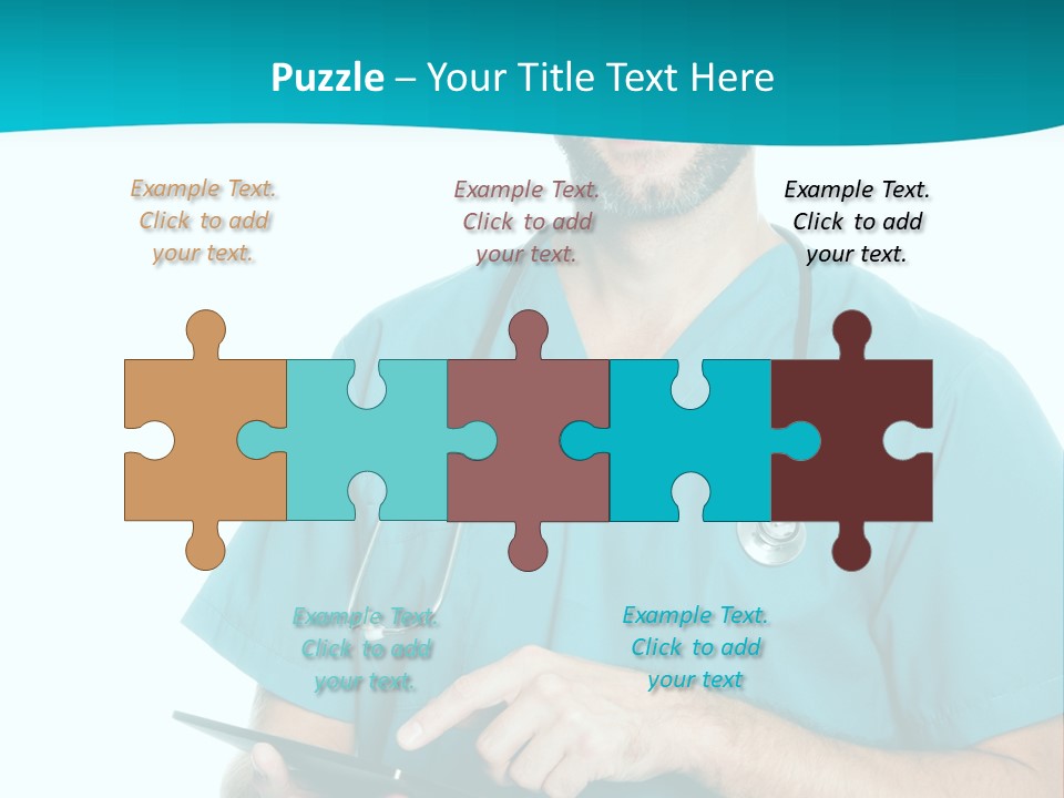 Man Communication Job PowerPoint Template