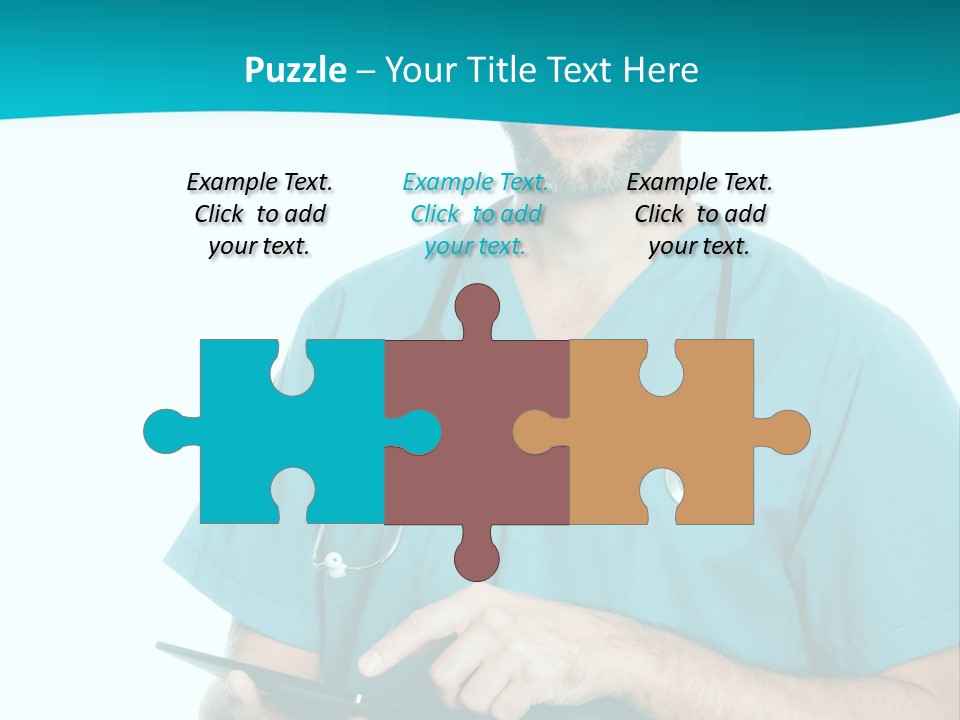 Man Communication Job PowerPoint Template