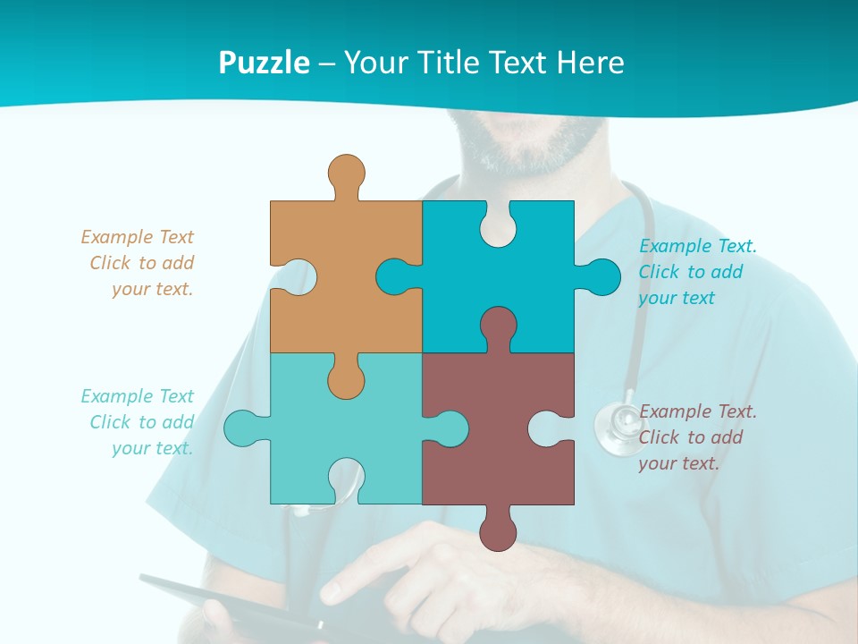 Man Communication Job PowerPoint Template