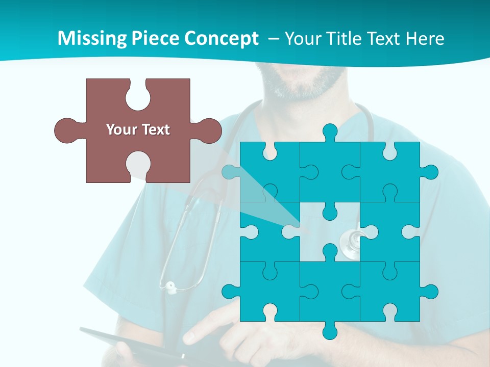 Man Communication Job PowerPoint Template