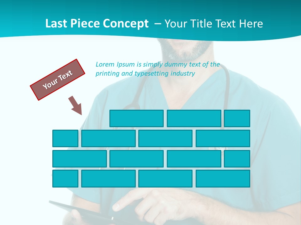 Man Communication Job PowerPoint Template