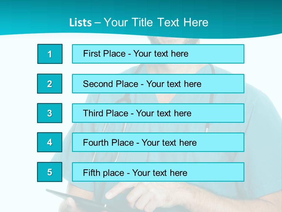 Man Communication Job PowerPoint Template