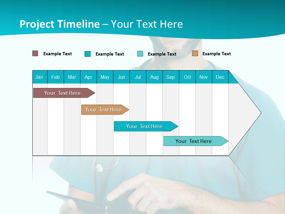 Man Communication Job PowerPoint Template