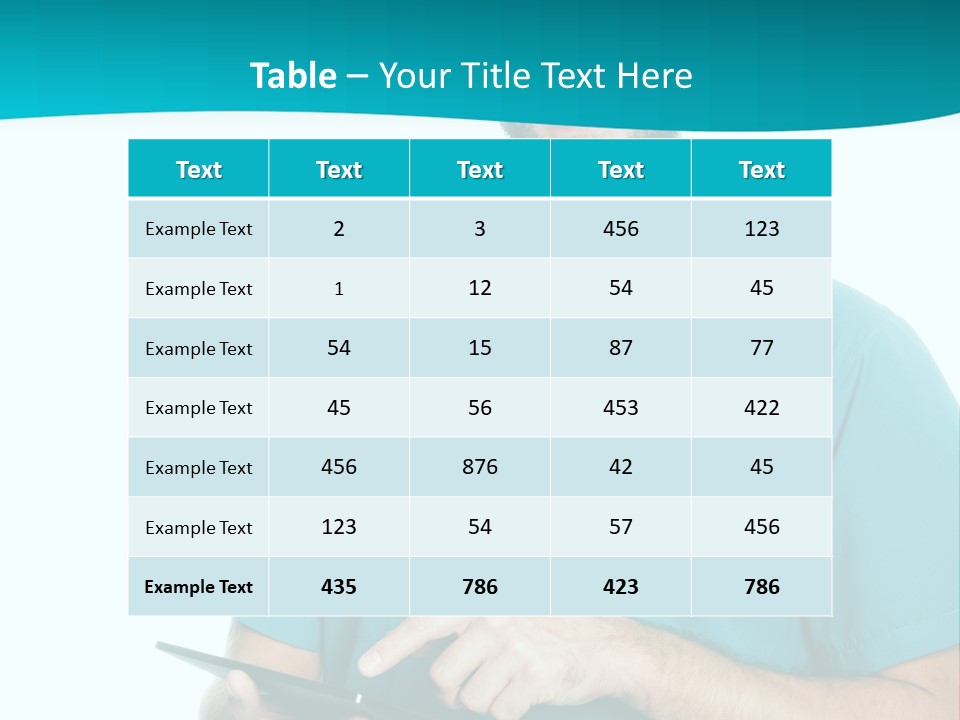 Man Communication Job PowerPoint Template