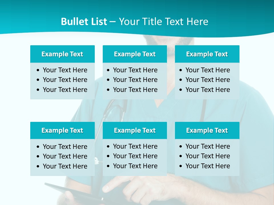 Man Communication Job PowerPoint Template