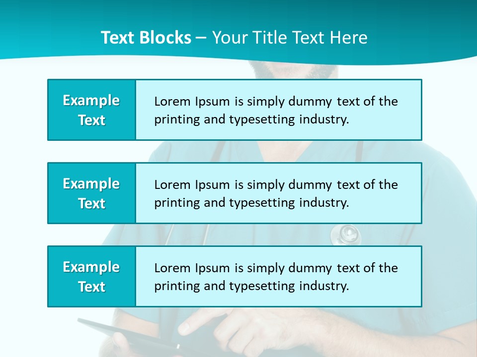 Man Communication Job PowerPoint Template