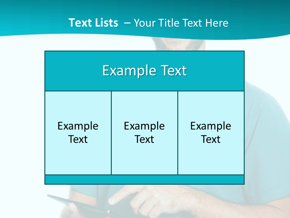 Man Communication Job PowerPoint Template