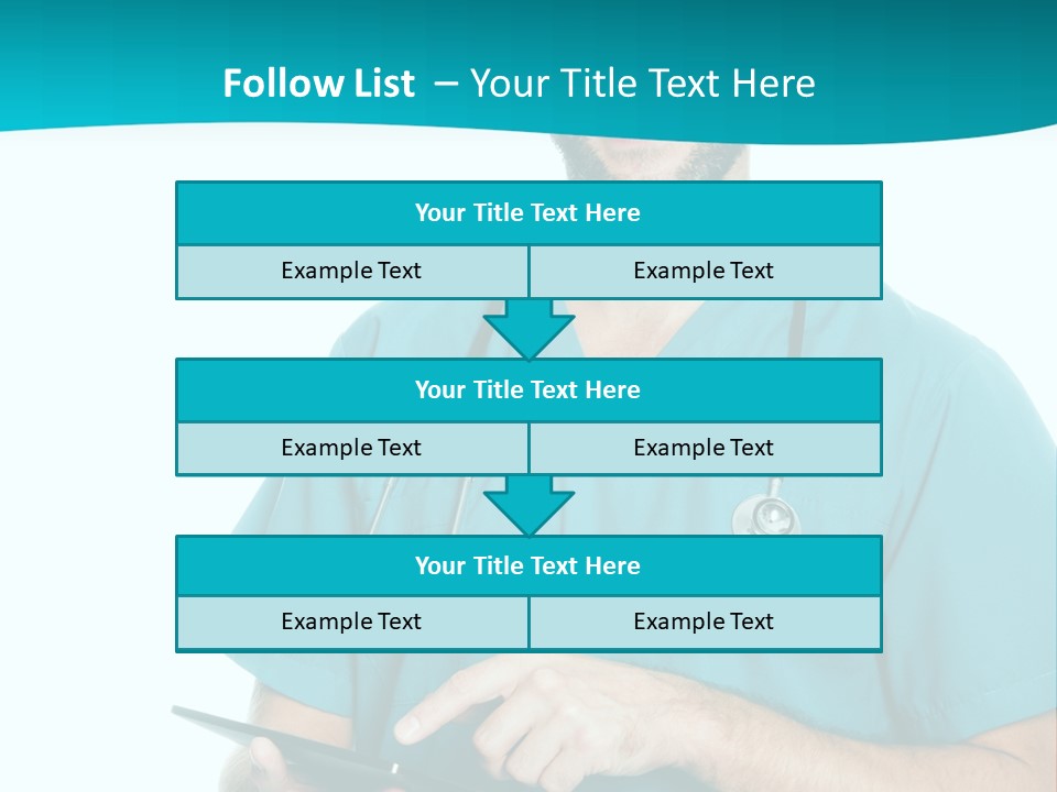 Man Communication Job PowerPoint Template