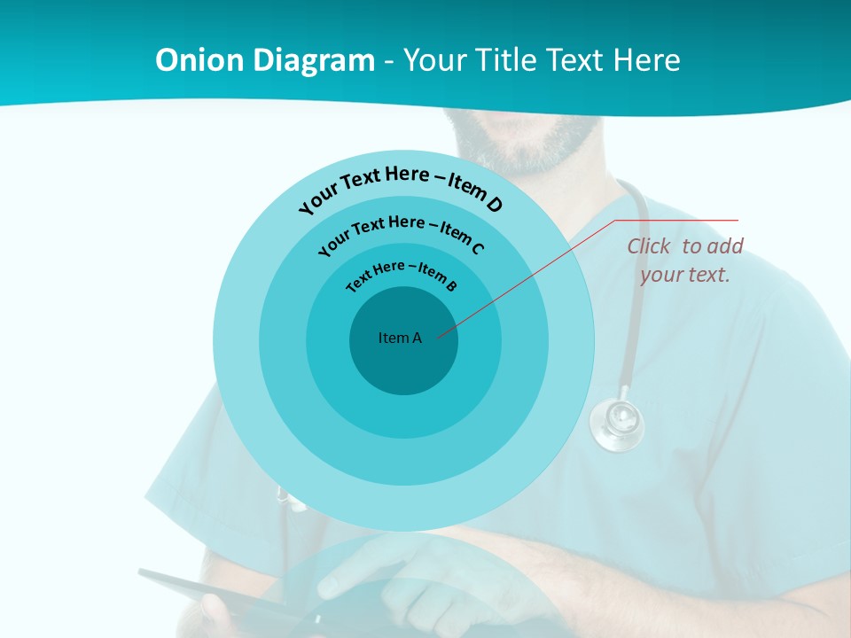 Man Communication Job PowerPoint Template