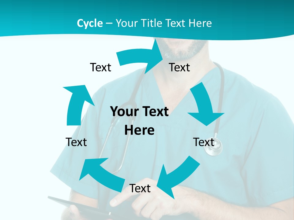 Man Communication Job PowerPoint Template