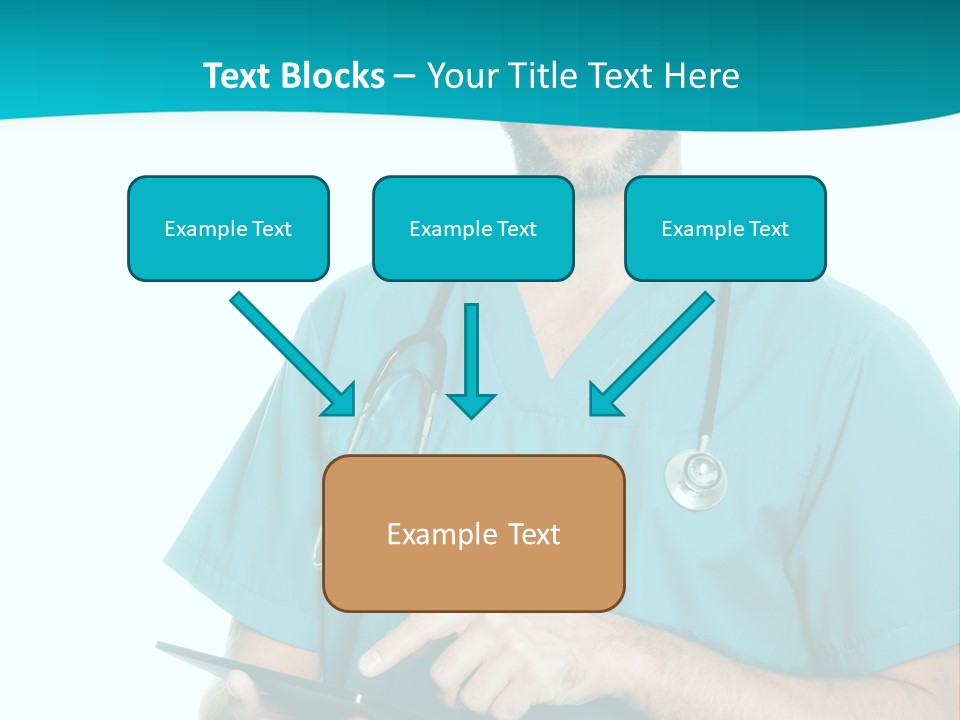Man Communication Job PowerPoint Template
