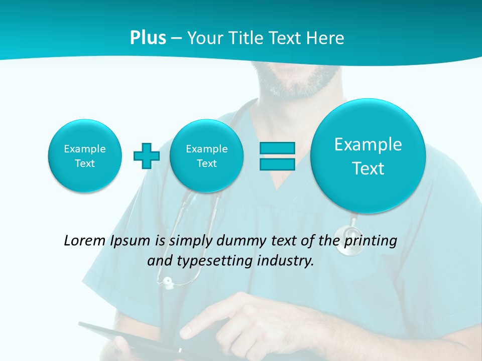 Man Communication Job PowerPoint Template