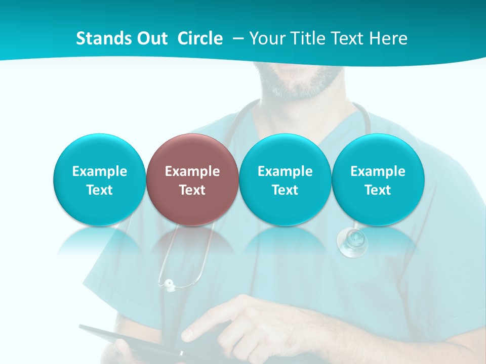 Man Communication Job PowerPoint Template