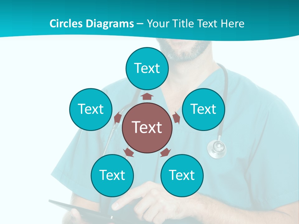 Man Communication Job PowerPoint Template